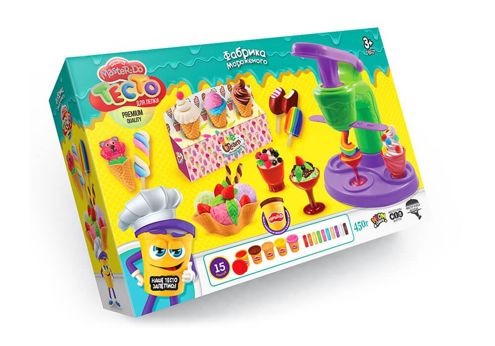 Детский набор тесто для лепки "Фабрика мороженного", Master Do, Danko Toys