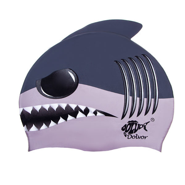 Шапочка для плаванья силикон Dolvor Shark SC12