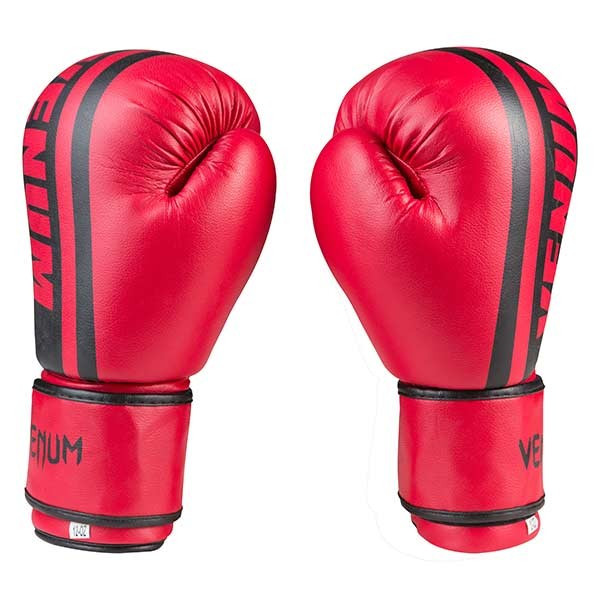Боксерские перчатки Venum, PVC 8oz, красный..