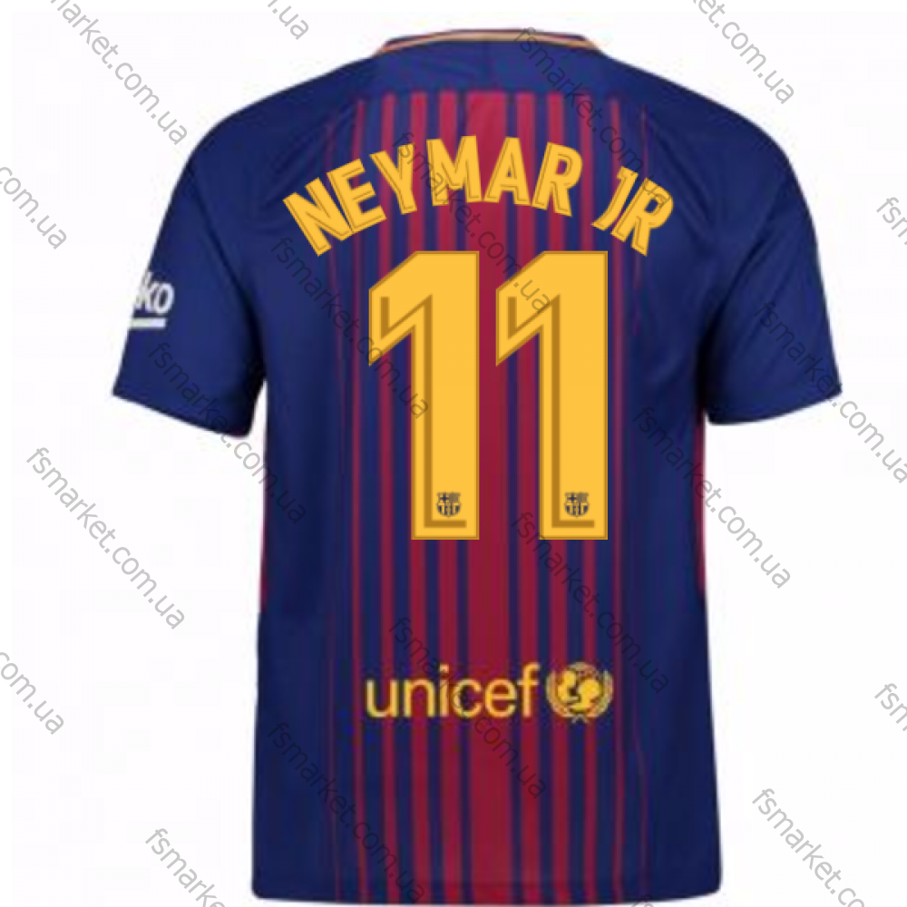 Футбольная форма ФК Барселона NEYMAR Домашняя 17/18 (распродажа)