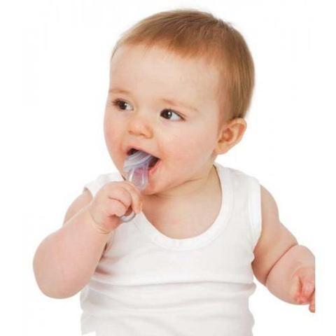 Силиконовая зубная щетка (стимулятор для прорезывания) 2 - 5 лет Jack N' Jill Silicone Tooth and Gum Brush