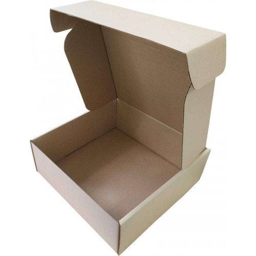 Подарочная коробка самосборная большая 400 x 400 x 150, + сено
