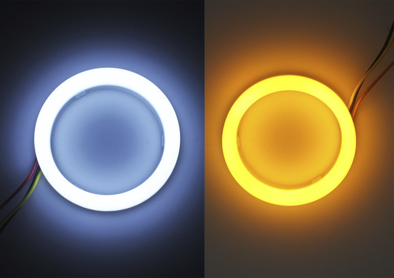 110 мм led-кольца с поворотом, в фару (ангельские глазки). ЛУЧШИЕ! 1шт.