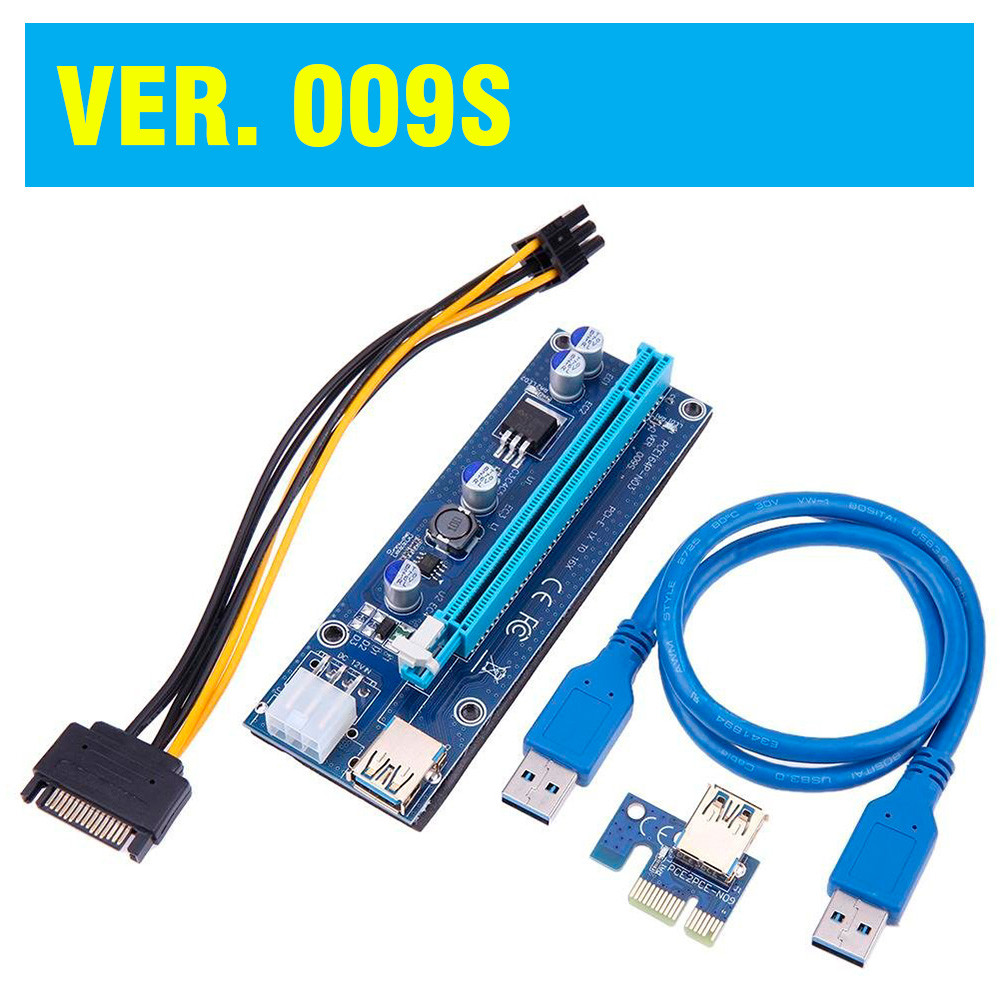 Райзер (Riser) v009s Sata Толстый Кабель USB 3.0 Майнинг