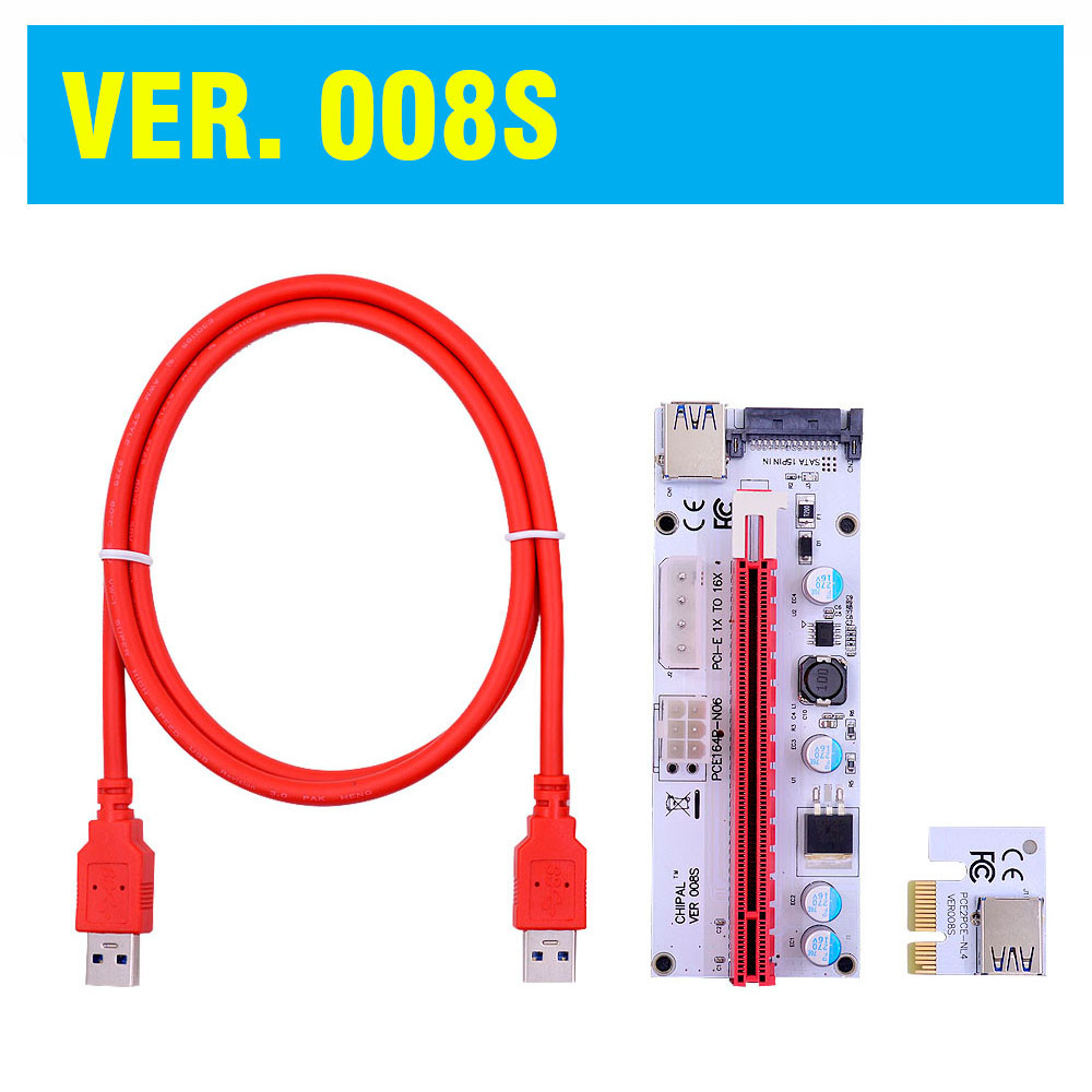 Райзер (Riser) v008S 60 см Толстый Кабель USB 3.0 Майнинг