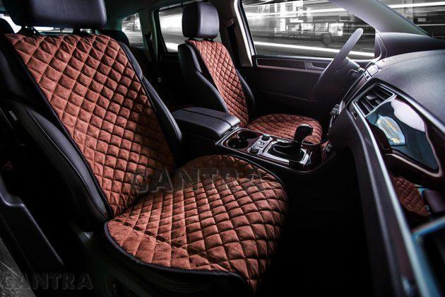 Накидки/чехлы на сиденья из эко-замши Ауди А2 (Audi A2)