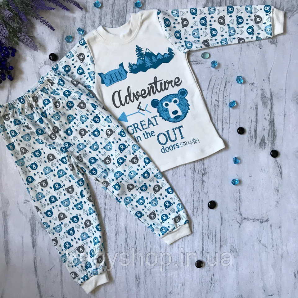 Пижама детская Babyjoy на мальчика и девочку. Размеры 116 см.