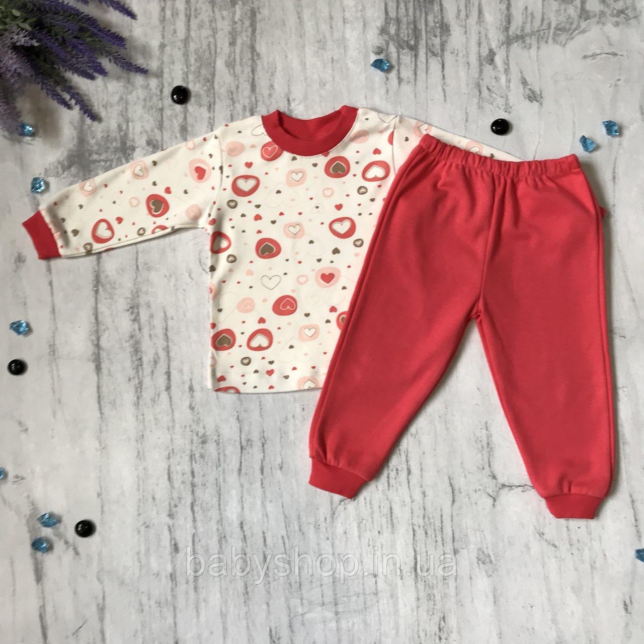 Пижама детская Babyjoy на девочку 2/6. Размеры 80 см