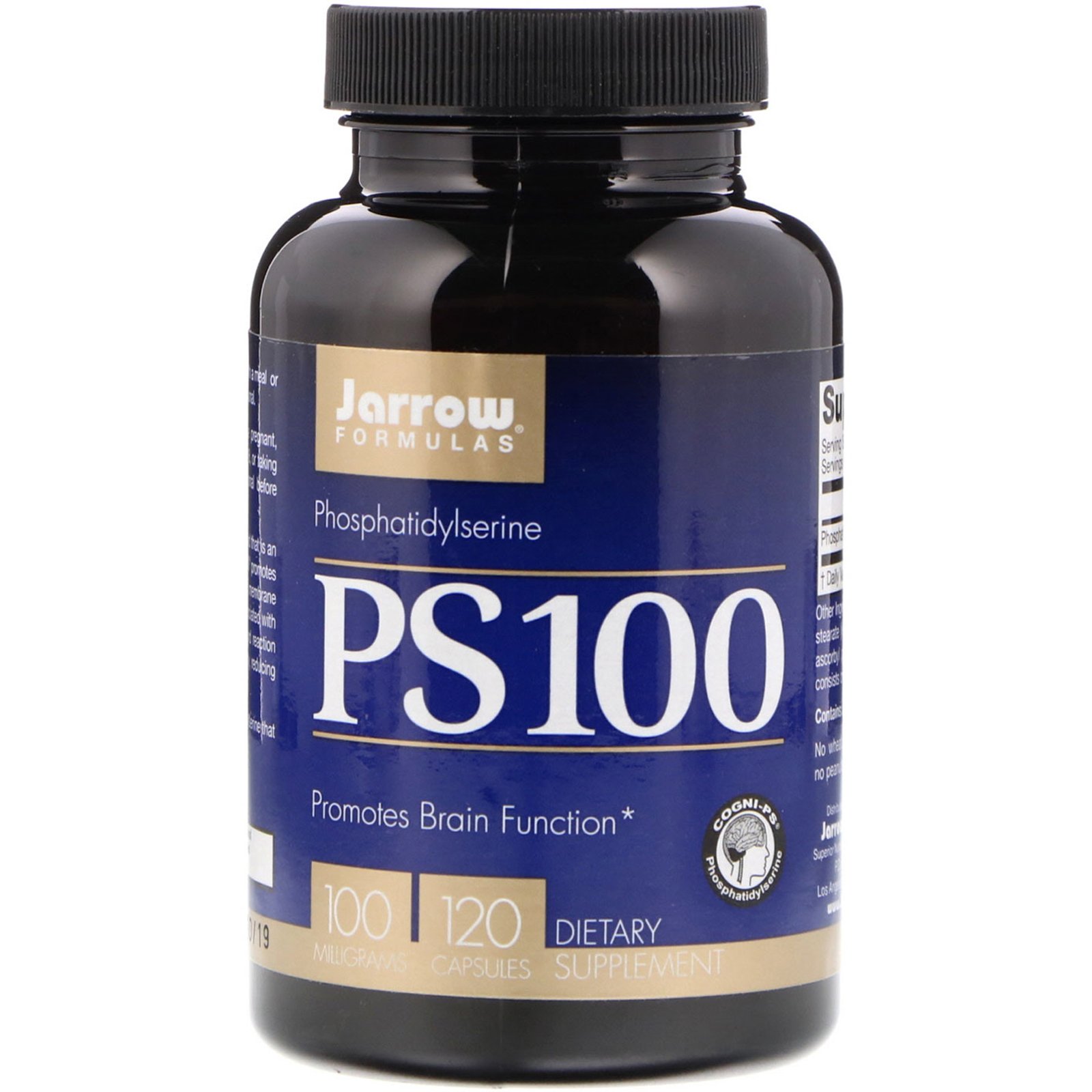 Jarrow Formulas, PS 100, Phosphatidylserine, 100 mg, 120 Capsules