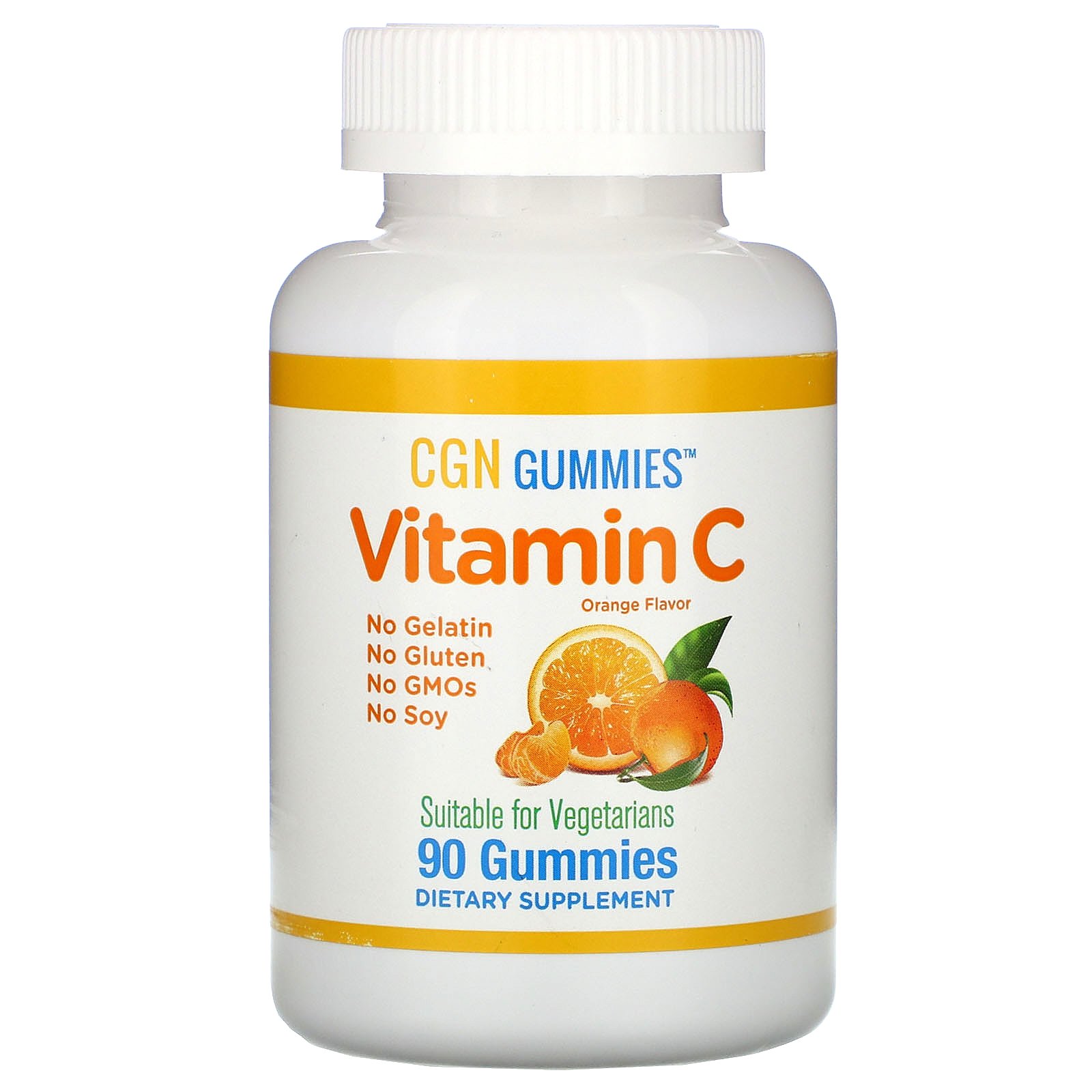 California Gold Nutrition, Vitamin C Gummies, Natural Orange Flavor, Gelatin Free, 90 Gummies