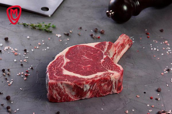 Стейк Рибай Абердин на кости Dry-aged beef - Мястория