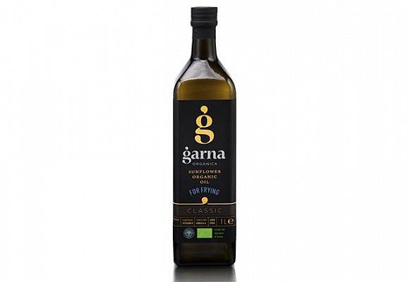Масло подсолнечное Garna Organica Classic for frying (для жарки), 1000 мл. - Мястория