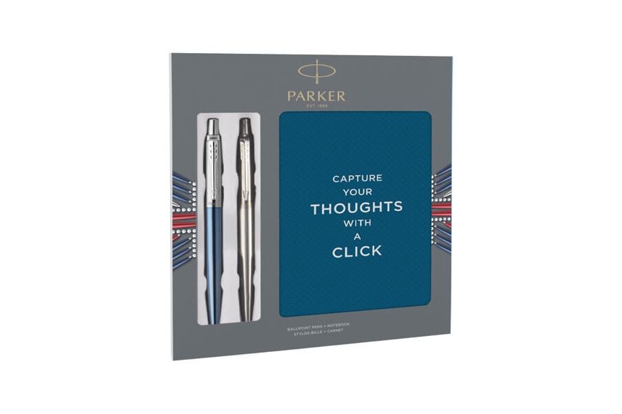Набор две ручки Parker Jotter + блокнот 16 972b18