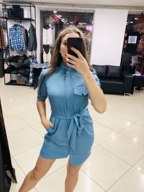 Женское платье Атланта с карманом и поясом