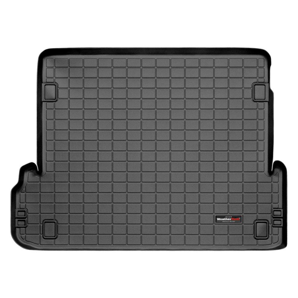 Ковер резиновый в багажник WeatherTech Lexus GX 2014+ (для 3-х зонного климата) черный 40457 | ДекорАвто