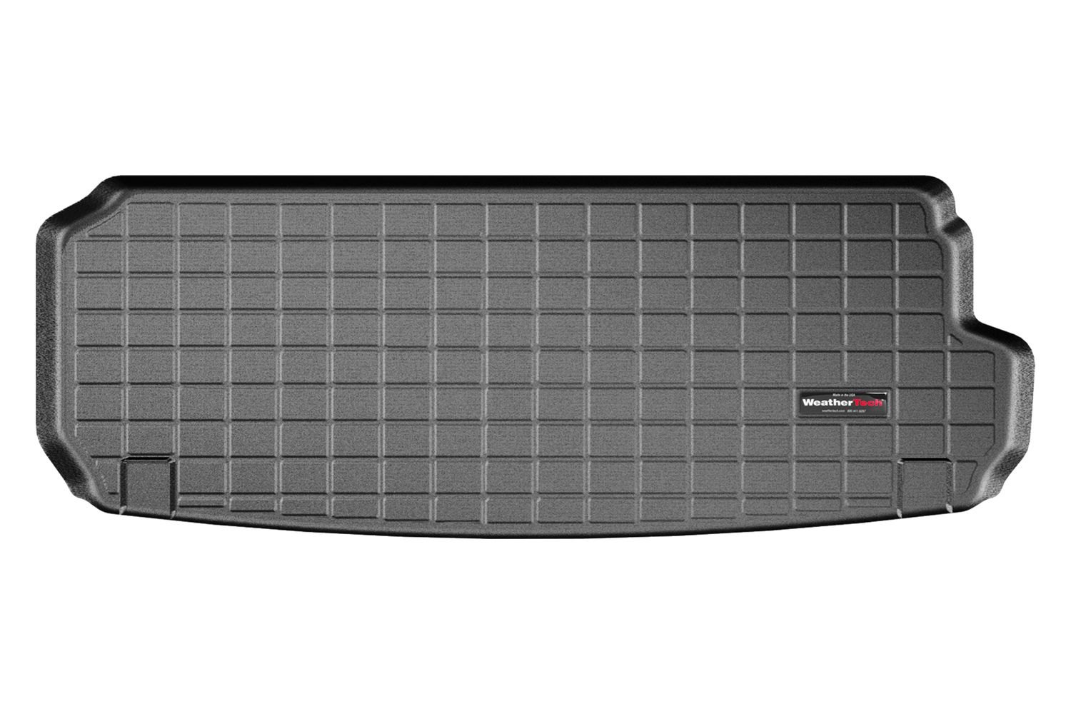 Ковер резиновый WeatherTech Audi Q7 16+ в багажник (за 3-й ряд) черный 40888 | ДекорАвто