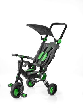 Трехколесный велосипед Galileo Strollcycle Black Зеленый GB-1002-G (GB-1002-G)