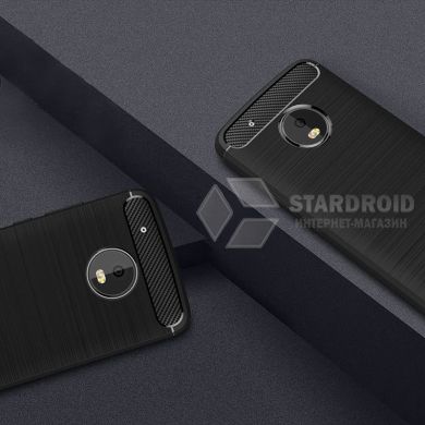 Силиконовый чехол Hybrid Carbon для Motorola Moto G5 Plus