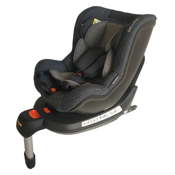 Автокресло Welldon Safe Rotate FIX (графитовый/серый) IG03-S95-001