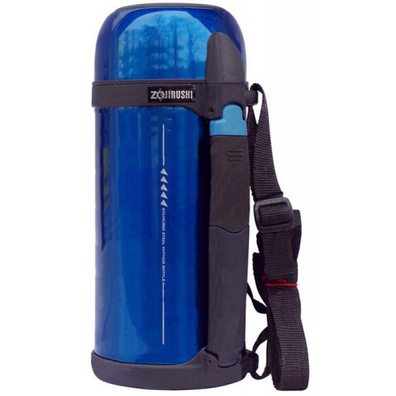 Термос ZOJIRUSHI SF-CС15AН 1.5 л (складная ручка+ремешок) синий