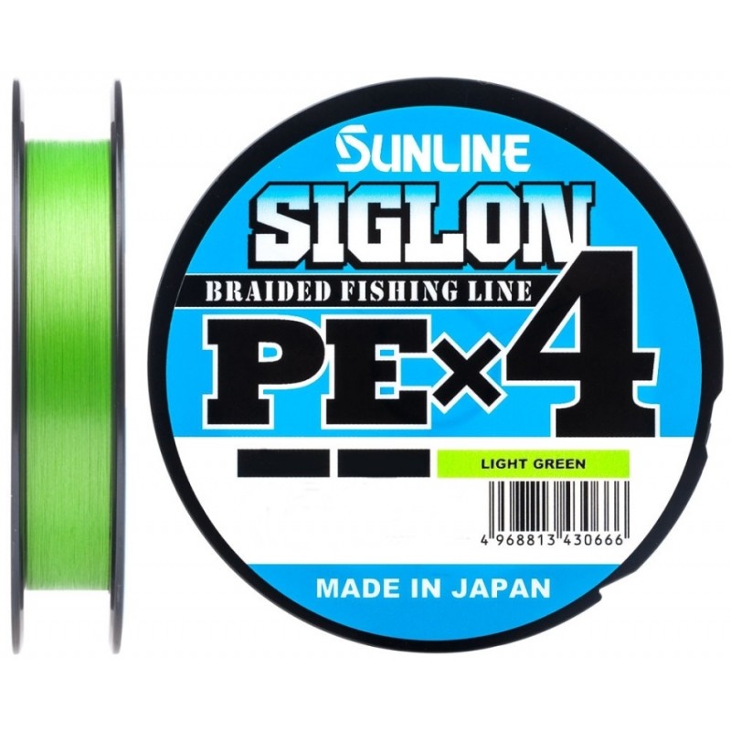 Шнур Sunline Siglon PE X4 150м #0.8 Салатовый