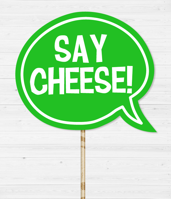 Табличка для фотосессии "Say cheese"