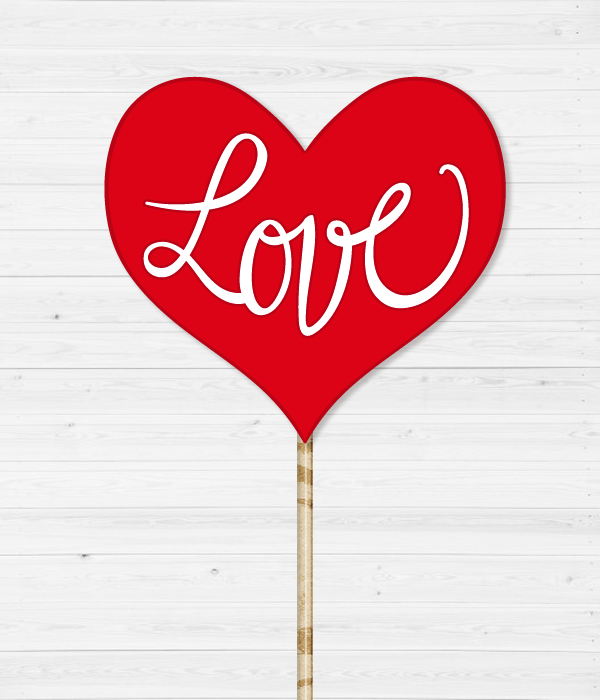 Табличка для фотосессии "Love"