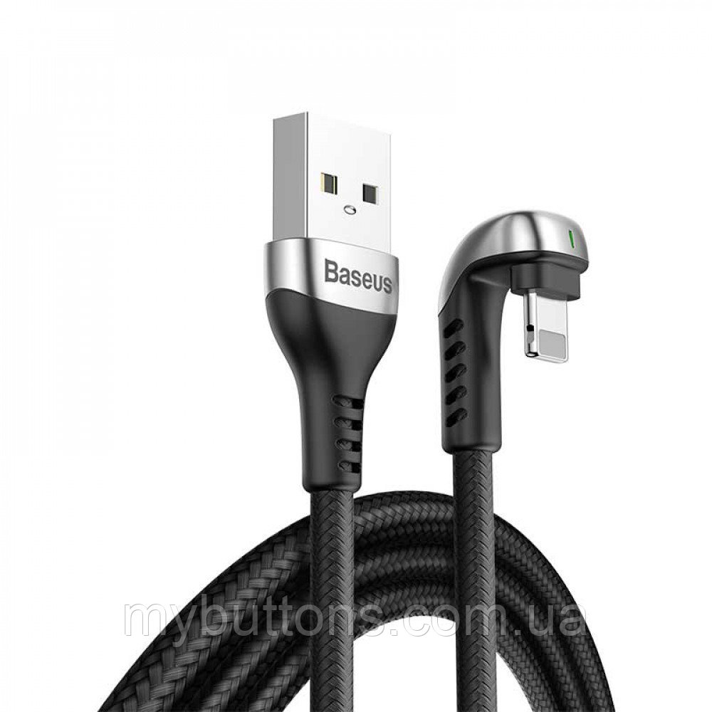 Игровой кабель Baseus Green U-shaped Lightning Cable Lightning, 2.4A, 1 метр