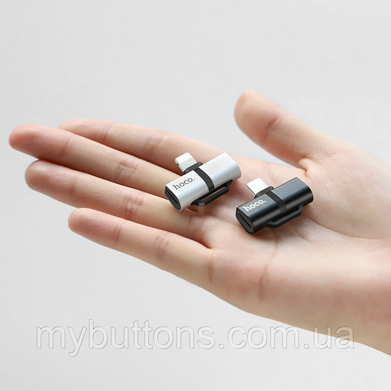 Игровой переходник (сплиттер, splitter) Hoco Lightning to dual lightning LS20