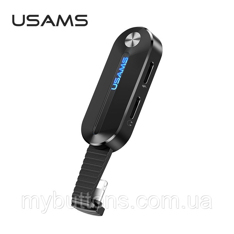Переходник USAMS Dual Lightning Adapter with LED Light US-SJ357 AU10 2A