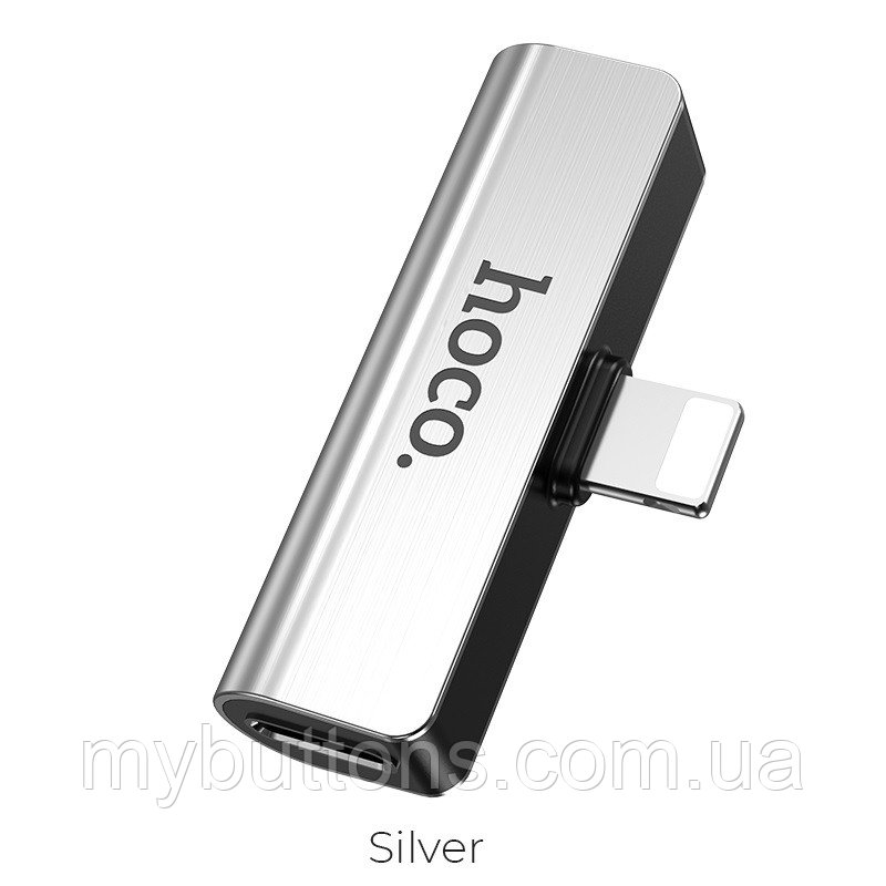 Переходник Hoco Lightning to 3,5mm audiolightning charging LS25 2A