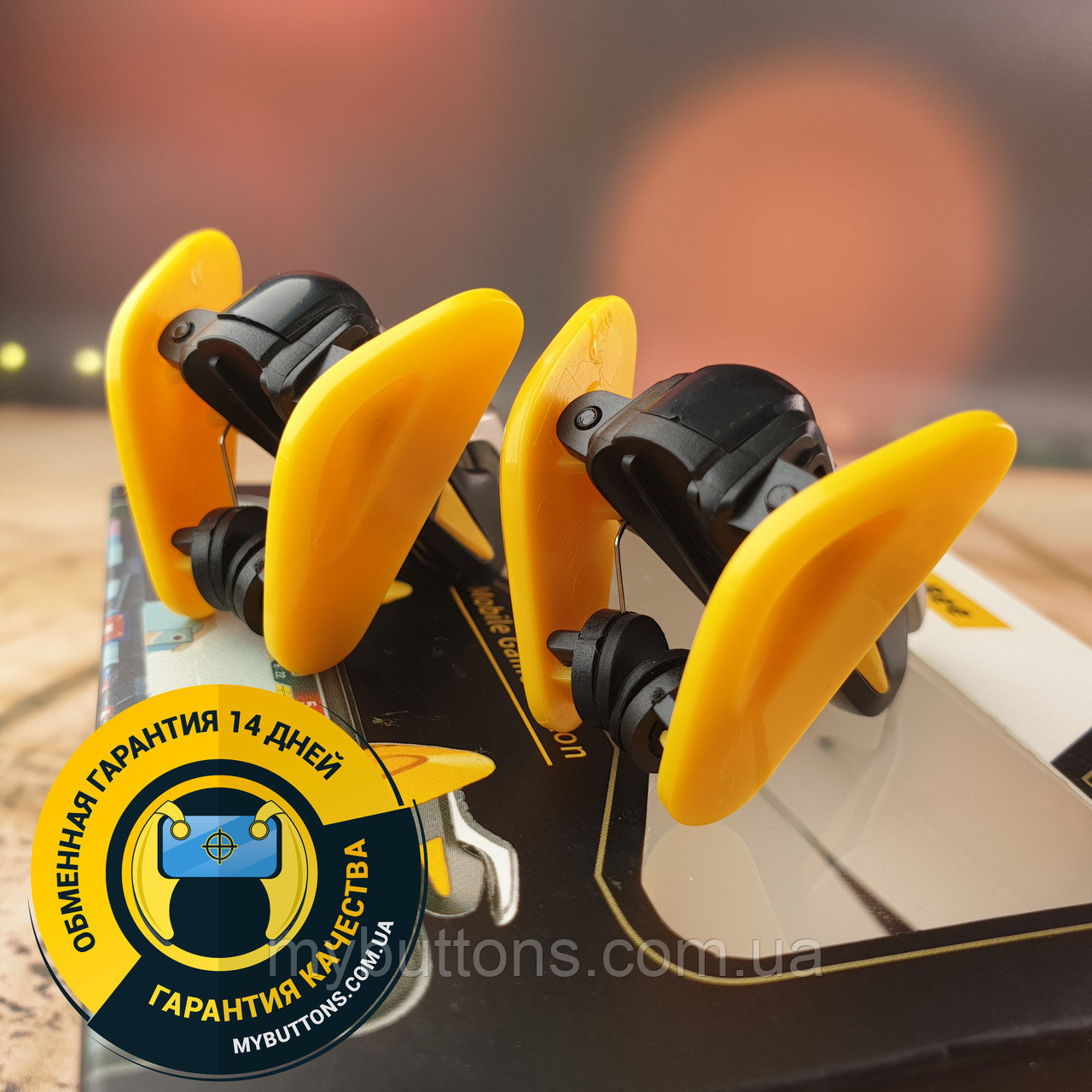 Триггеры / геймпад Xibier CH-2 Little Bee / Маленькая пчёлка для игры в шутеры на телефоне (1 пара)