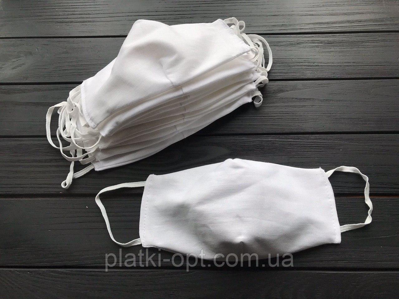 Маска многоразовая трехслойная (бязь) от 10 штук