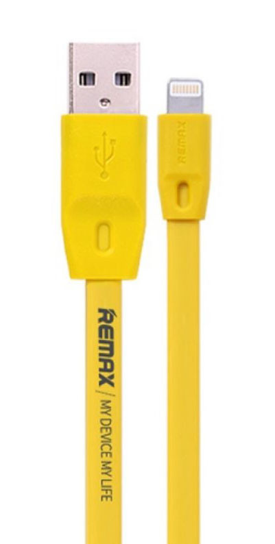 Кабель USB Apple Remax Full Speed RC-001i Lightning, 2.0m Желтый