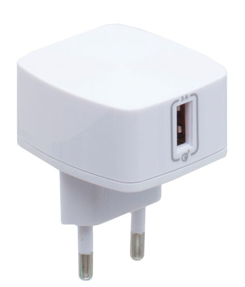 Зарядное устройство Remax Quick Charge RP-U114 3.0A 1USB 220V Белый (евровилка)