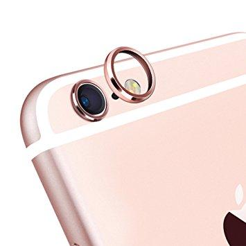 Камера для Apple iPhone 6, iPhone 6S glass for camera rose Золотой