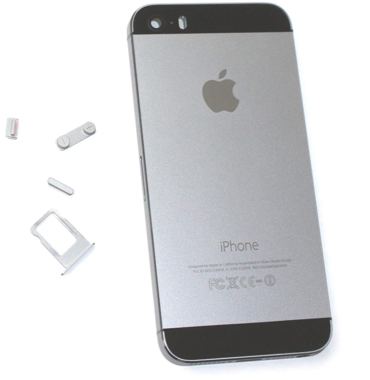 Задняя крышка для Apple iPhone 5S back cover space-Серый