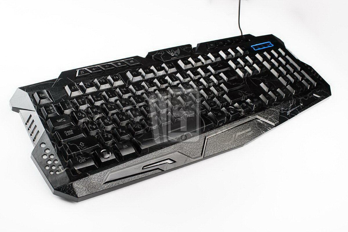 Клавиатура с подсветкой Tricolor Lightning M200USB