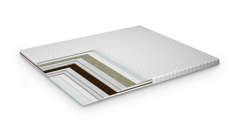 Тонкий матрас-топпер Purple Fit Comfort Cocos 60x120см