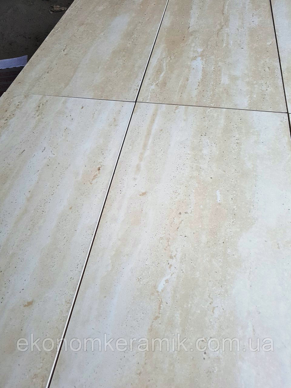 Высший сорт. Плитка ректификат для стен Travertine BC 295х595мм Настенный кафель под камень Травертин