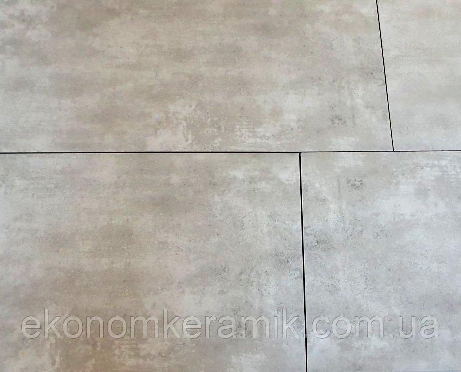 Высший сорт. Cement GR 295х595 мм Нескользкая плитка для пола, для фасада Керамогранит напольный стиль Лофт