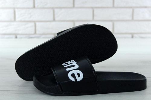 Мужские шлепанцы Supreme Slippers Black