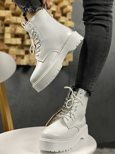 Женские Ботинки Dr Martens Jadon Mono White (MEX)