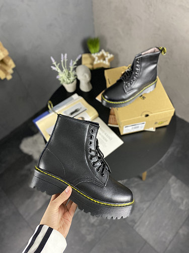 Женские Ботинки Dr Martens Jadon Black (MEX)