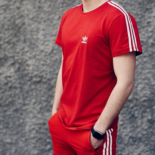 Мужская Футболка Adidas красная