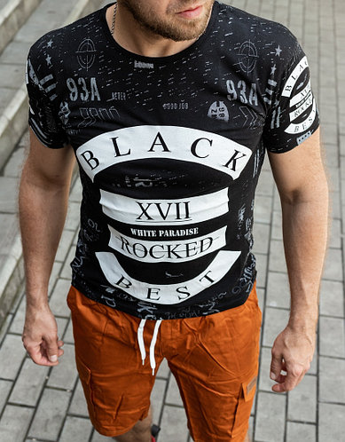 Мужская футболка " Black "