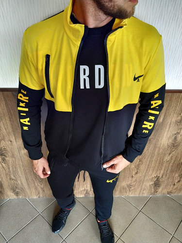 Мужской Спортивный костюм Nike Air Black/Yellow