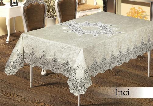 Скатерть Велюр Maison Royale 160x220 Inci Cream