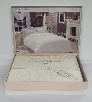 Постельное белье Maison D'or сатин 200х220 Rose Marine Ecru