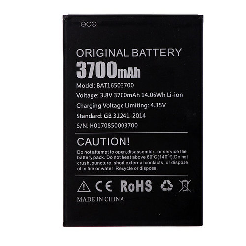 Аккумулятор к телефону Doogee X7/X7 Pro 3700mAh